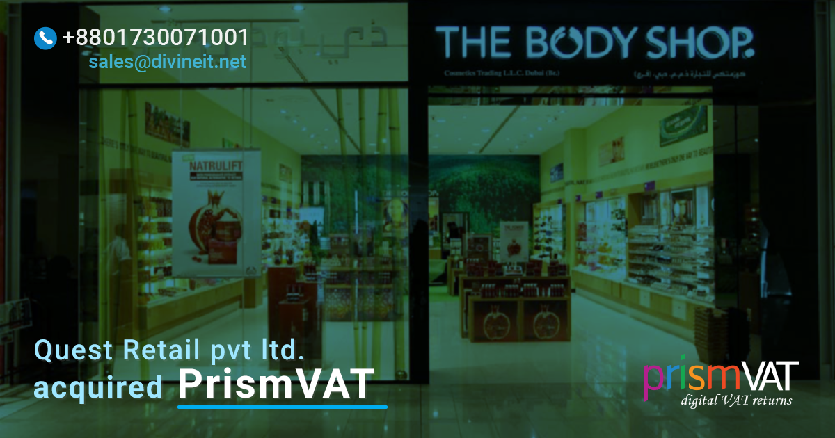 Quest Retail Pvt Ltd.(The Body Shop) signs PrismVAT as their VAT